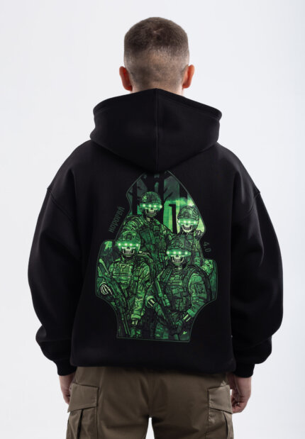 Худі oversize "Зелений спектр"